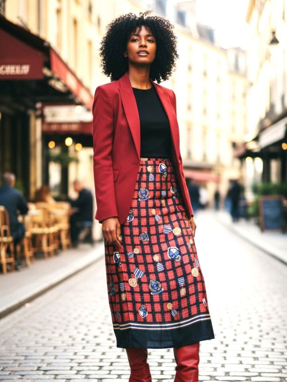 Maxi Skirt, Fitted Maxi Skirt, Long Skirt, Ankle Length Skirt, Vintage Skirt